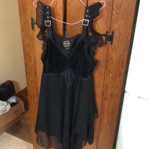 Funhouses gothic empire black dress size XL
